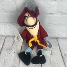 Disney Store Captain Hook And Smee Plush With Tag 8  Bean Bag