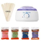 1pc Hair Removal Wax Heater With Sticks And Different Colour Waxing Bean