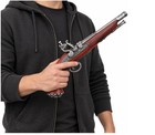  15 5 Inch Skull Grip Flintlock Pistol Foam Prop  Ornate Antique Style Pirate Co