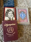 Casino Playing Card Collection 38 Packs Comstock Harold   s Club 4 Queens Caesars