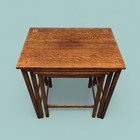 Stickley Harvey Ellis 3 Piece Oak Nesting Table