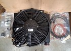 Universal Fit 10 x10  Core Remote Oil Cooler W temp Probe 12v 21 Gpm Usa Made