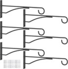 6 Pack 8 Inch Plant Hangers Metal Wall Hooks For Outdoor Indoor Garden Use