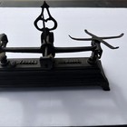 Antique French Cast Iron Force Scale 1 2 Kilo Vintage Roberval Balance Base