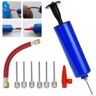 Portable Ball Pump With Flexible Hose For Basketball  Football   Volleyball