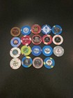Las Vegas Casino Poker Chip Lot     Aria  Bellagio  Wynn  Venetian     Rare  5 Grand
