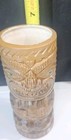 Vintage Orchids Of Hawaii Tiki Mug Cup Emerald Green Gem Jewel Eyes   Japan