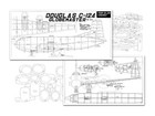 Douglas C-124 Globemaster 82  Wingspan Rc Model Airplane Printed Plans Templates