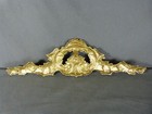 Antique French Ormolu Bronze Furniture Pediment   Mount Hardware Ivy Decoration