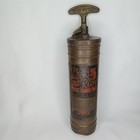 Antique Brass Pump Fire Extinguisher Fyr-fyter Co Made In Usa Dayton Ohio 1920s