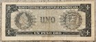Dominican Republic          One  1  Peso Oro Banknote 1971  p  99a 