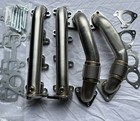 High Flow Stainless Exhaust Manifolds   Up Pipes For 01-16 6 6l Duramax Diesel