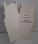 Vintage Hallmark Birthday Greeting Card Die Cut Saw Used