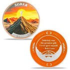 Sunrise Sobriety Coin Serenity Prayer Aa Chip Medallion Recovery Gifts 1pc