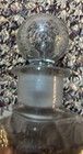 Antique Apothecary Glass Bottle With Label Ol Sinapis