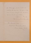 Lincoln s First V p  Hannibal Hamlin Als And Original Envelope  Jan 21  1889