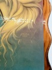 Vintage 1984 Sue Dawe Unicorn Fantasy Horse Wood Plaque Signed 9 5x11 5 Rare
