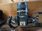 Nikon Em 35mm Slr Film Camera W  Series E 100mm F 2 8 Prime Lens - Tested   Work