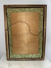 Antique 19th Century Korean 15th C Turtle War Ship Painting On Velvet Rare