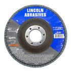 100 Pc 4-1 2  X 7 8  40 Grit Flap Discs Sanding Wheels