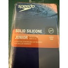 Speedo Solid Silicone Junior Cap Age 6-14 Latex Free Purple New