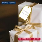 100pcs Gold Gift Tags With String Attached Foil Gold Frame Large White Paper Gif