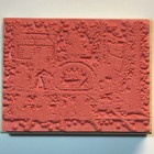 House Mouse Stampabilities Rubber Stamp Well Mouse Check-up Baby Doctor - Rare 