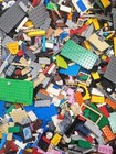  1200 Pcs Lego Bulk Lot 4 Lbs Random Bricks Plates Parts Genuine Cleaned