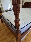 Exceptional Signed Baker Contemporary King Size Mahogany Post Tester Bed