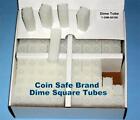 100 You Pick-assorted Sizes Coin Safe Square Tubes - Cent Through Silver Eagle