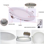 40x 12w Round Led Recessed Panel Down Light Bulb Cool White Lamp Ceiling Fixture