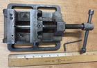 Good Quality Used Vintage 3 1 4  Unbranded Drill Press Bench Vise Holder Clamp
