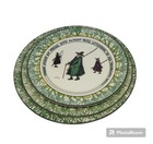Royal Doulton Isaac Walton Ware Gallant Fishers Charles Noxe Rare 3 Plate Set