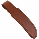 Brown Leather Straight Fixed Blade Knife Sheath 4  To 5  Blade