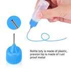 10ml Needles Precision Tip Applicator translucent Glue Bottles And 6color Tips