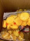 36pcs New  2    Rubber Duck Keychain With Sound Key Ring Key Chains Party Gifts