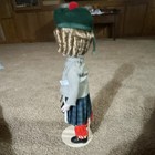 Shirley Temple Dolls Porcelain Doll Blonde Curly Hair Scottish Outfit Celebrity   