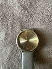 Fjord Fj-3060 Men   s Wrist Watch Brushed Face Gray Leather Strap