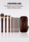 Luxe 10-piece Foundation Concealer Powder Makeup Brush Set