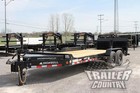New 2025 7 X 24  22 2  14k Heavy Equipment Trailer Spring Assist Ramps 8  I Beam