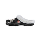 Foco Women s Nfl Team Logo Sherpa Lined Glitter Shoes Slipper Clogs