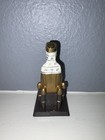 Vintage Miniature Black Madonna Of Montserrat Priests Figurine Statue Relic 