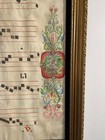 Medieval Saint George   Crusades Painted Gregorian Chant Manuscript page Rare