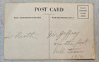 Vintage 1914-15 Football Team Photo Postcard Rppc Unused Azo Style High School