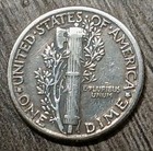 1927-p Mercury Dime - 90  Silver - Free Shipping  