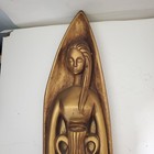 Chalkware Muses Wall Sculpture Vintage Set Of Three Mcm Home Decor