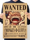 10 X One Piece Luffy Straw Hat Pirates Wanted Poster High Qualit  16 5  X 11 5  