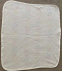 Je Morgan Baby Cozy Waffle Knit Blanket White Pink Yellow Blue Green Bears Lines