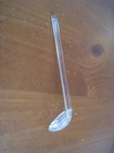 Vintage Princess House Crystal Shell Condiment Spoon