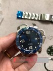Diy Set For Longines 2824 2892  Watch Case   Dial   Hands   Strap Sapphire 41mm